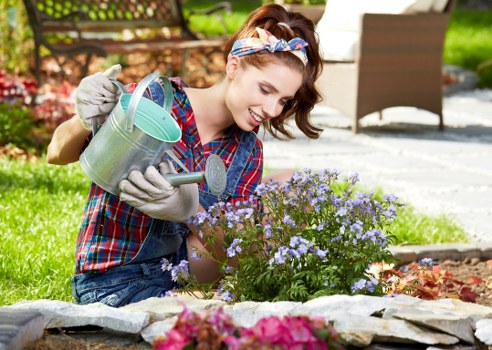 Gardening service issue being recorded