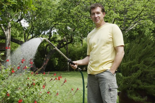 Chingford garden care team improving a residential garden