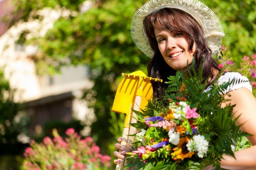 Low-carbon van used for sustainable gardening collections
