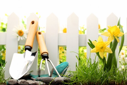 Garden maintenance in Chingford with healthy lawn and borders
